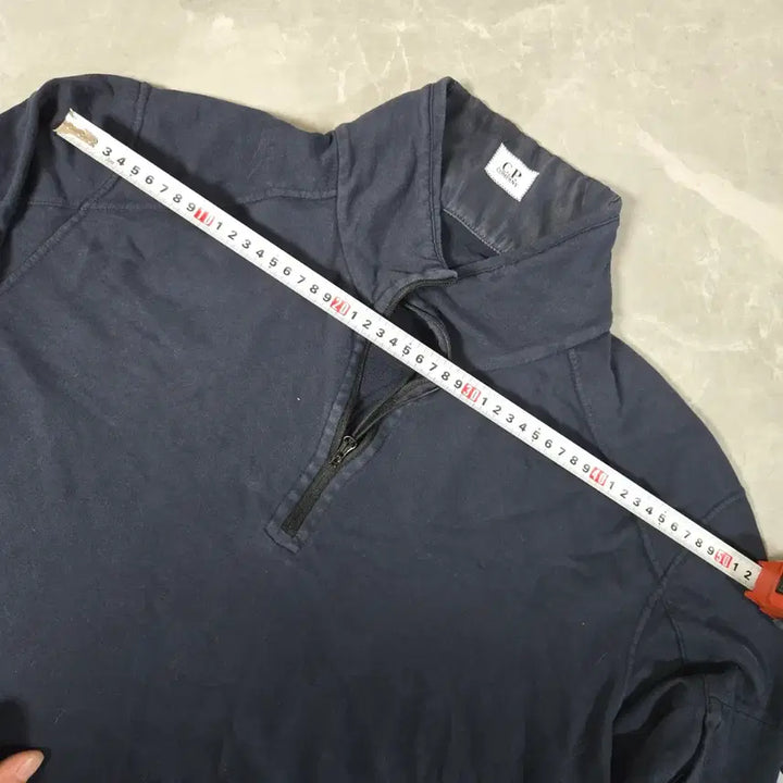 [BUNJANG] CP Company Navy Half Zip Sweatshirt / 씨피컴퍼니 네이비 하프집업 맨투맨