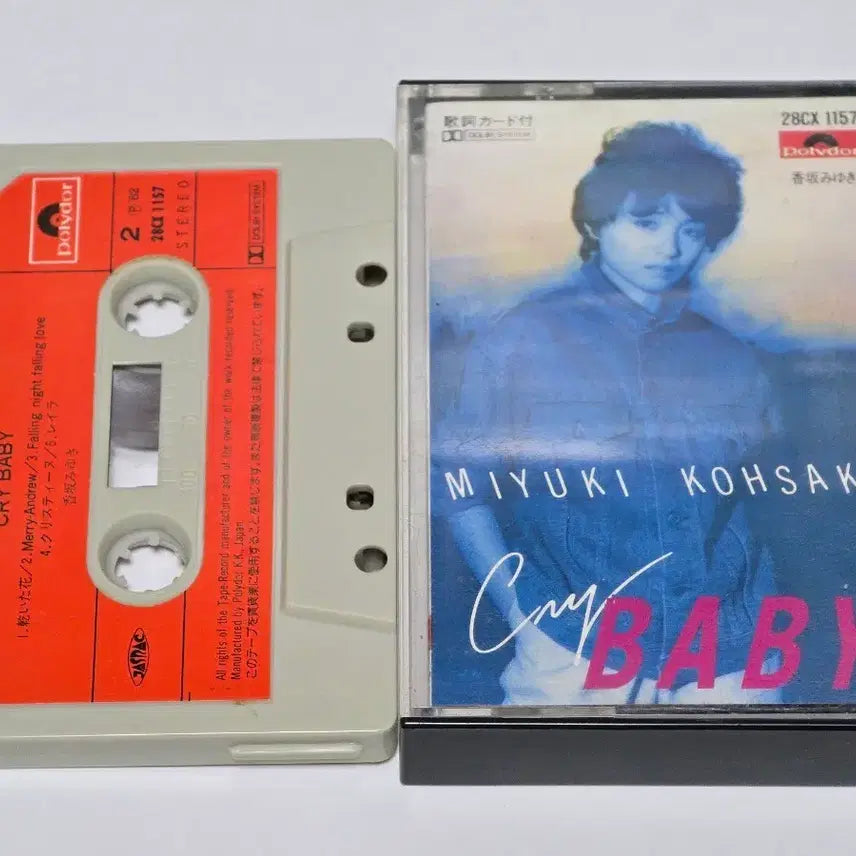 [BUNJANG] Miyuki Kohsaka Cry Baby Cassette Tape / [희귀/시티팝] 코사카 미유키 (Miyuki Kohsaka) - Cry