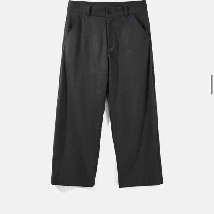 [BUNJANG] ASPES FW Wide Slacks Charcoal M / 애습 FW 와이드 슬랙스 챠콜 M