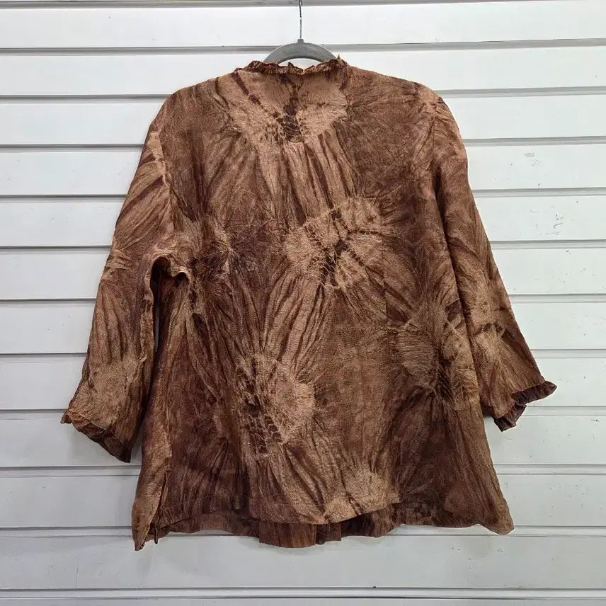 [BUNJANG] Jayeonsarang Rayon 3/4 Sleeve Blouse / 자연사랑 인견 칠부소매 블라우스/보물찾기천사