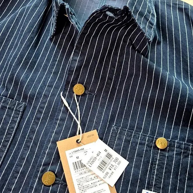 [BUNJANG] Lee Japan Coverall M Size Hickory Stripe / Wabash Navy Stripe / 리 재팬 커버올 M사이즈