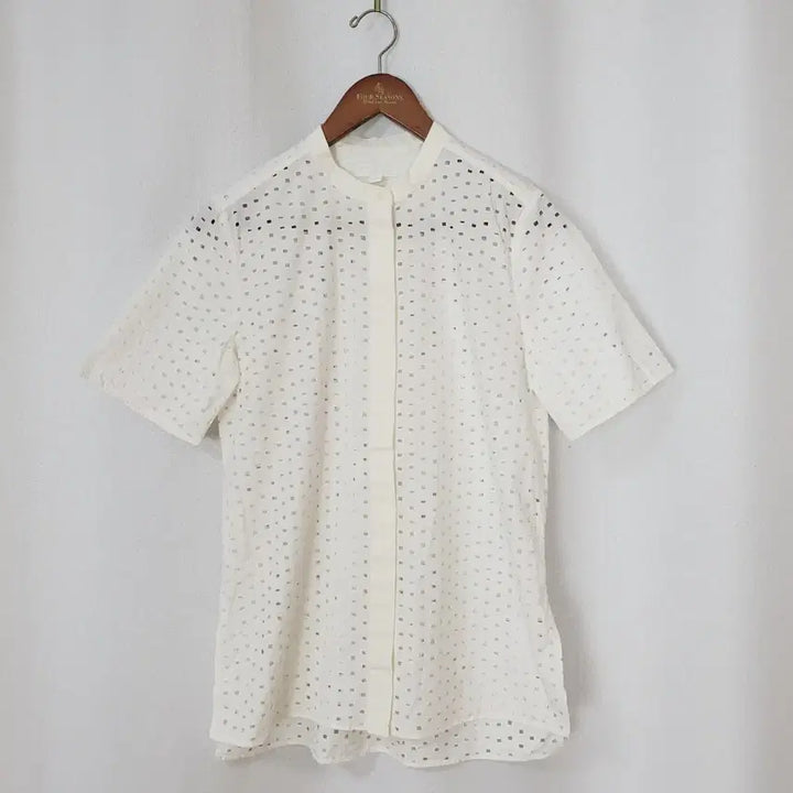 [BUNJANG] COS Cotton Punching Blouse White Size 36 / 코스 펀칭블라우스 36