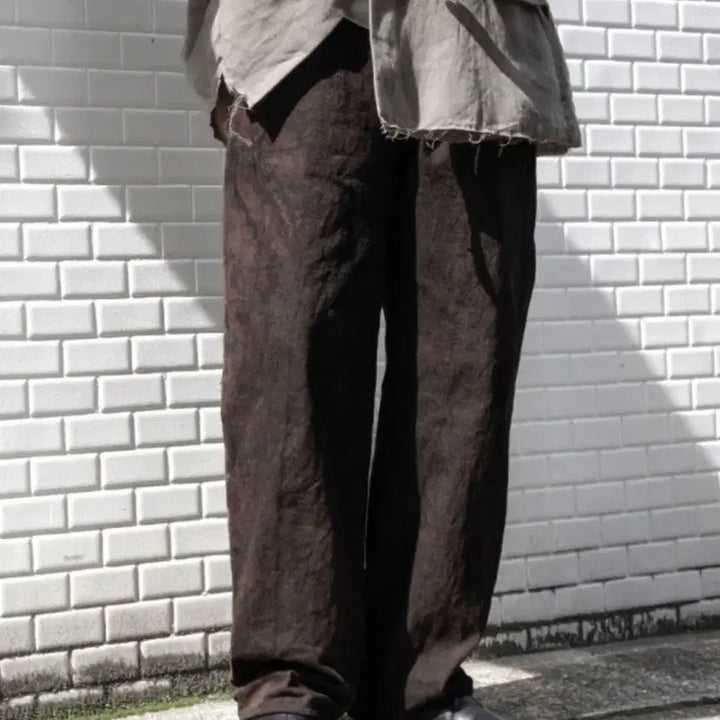 [BUNJANG] YOKOSAKAMOTO 5-Pocket Easy Denim Pants M Kakishibu / 요코사카모토 5p 이지 데님 팬츠 M