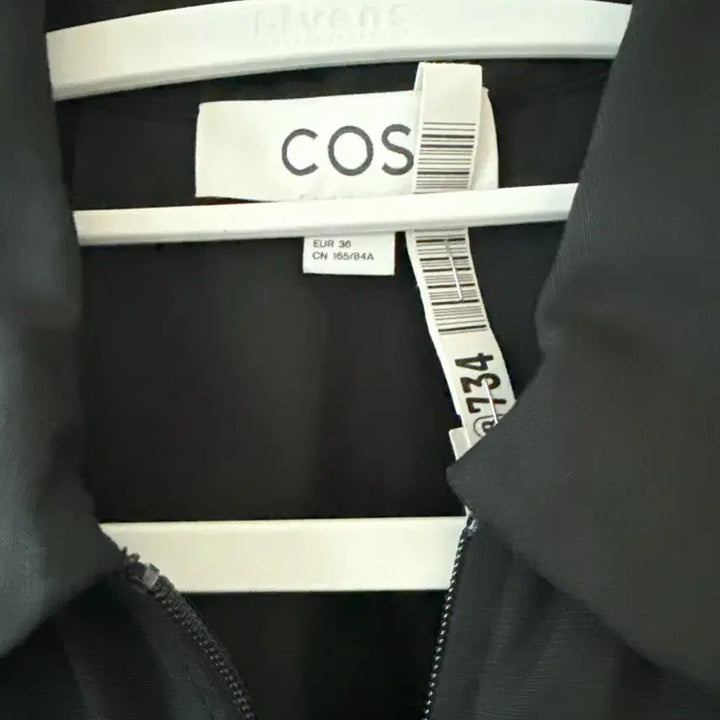 [BUNJANG] COS Black Shirt Dress EUR 36 / COS 블랙 셔츠 원피스 EUR 36(55)