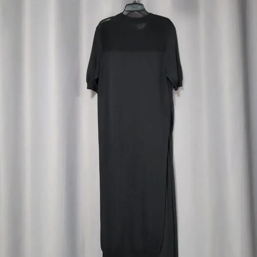 [BUNJANG] Pleated Layered Knit Long Dress / 플리츠 레이어드 니트 롱원피스