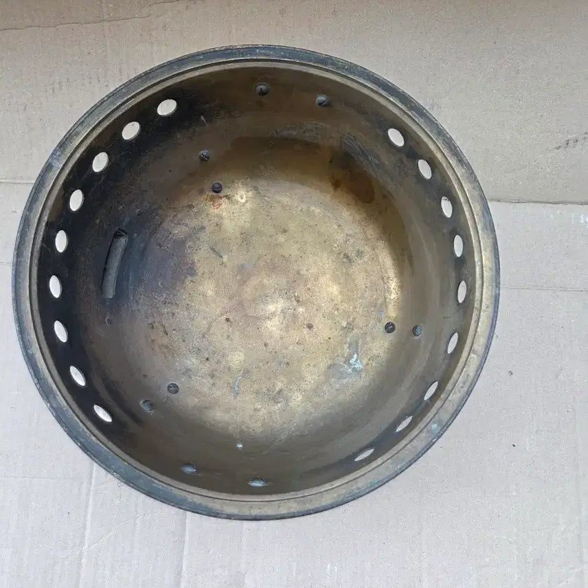 [BUNJANG] Antique Bronze Samjok Hwaro Brazier / 옛날  동  삼족화로입니다