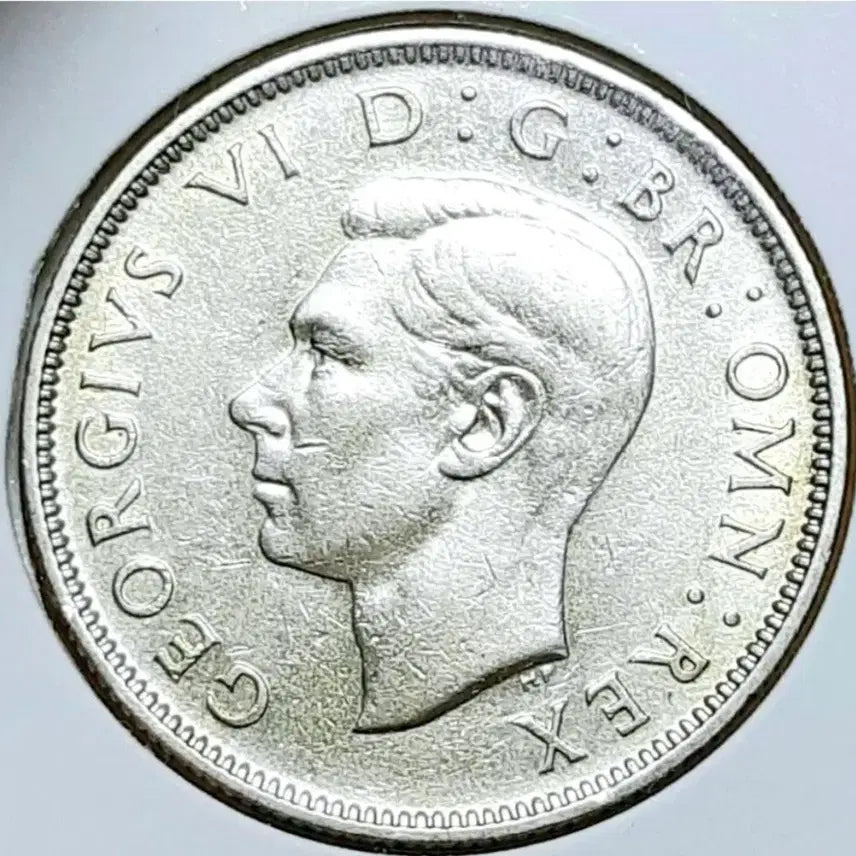 [BUNJANG] 1946 United Kingdom 2 Shillings Silver Coin / [은화] 영국 1946년 2실링.외국주화 주화 화폐 동전
