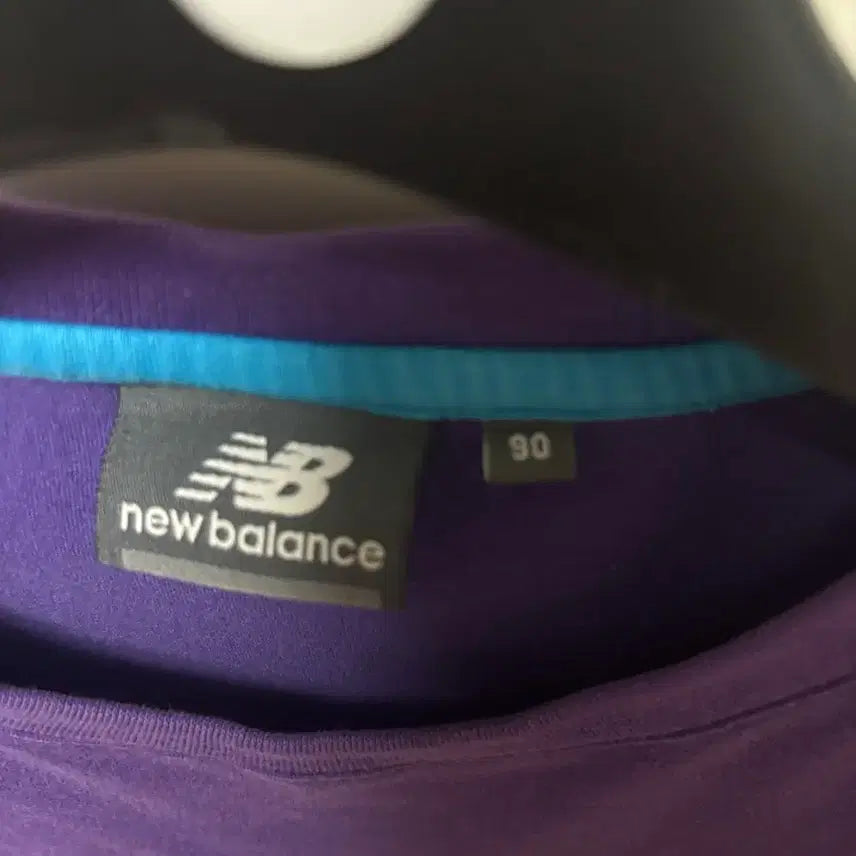 [BUNJANG] New Balance Purple Short Sleeve T-Shirt / 뉴발란스 반팔티 보라색