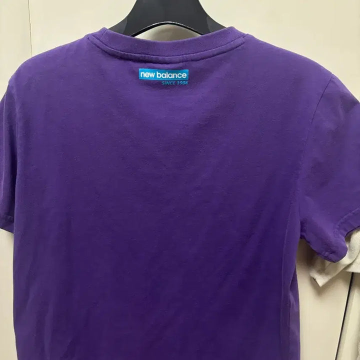 [BUNJANG] New Balance Purple Short Sleeve T-Shirt / 뉴발란스 반팔티 보라색