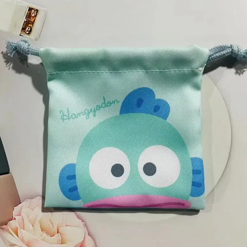 [BUNJANG] Sanrio Hangyodon Lucky Pouch Bag / 산리오 한교동 복주머니 복조리 파우치