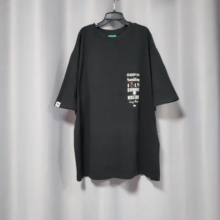 [BUNJANG] Lucky Marche Printing Long T-Shirt / 럭키마르쉐 프린팅 롱티셔츠