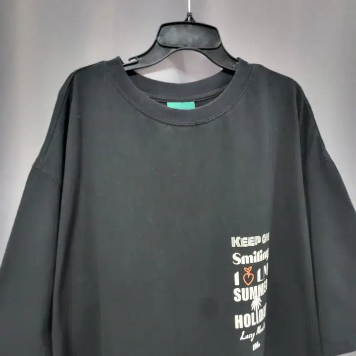 [BUNJANG] Lucky Marche Printing Long T-Shirt / 럭키마르쉐 프린팅 롱티셔츠