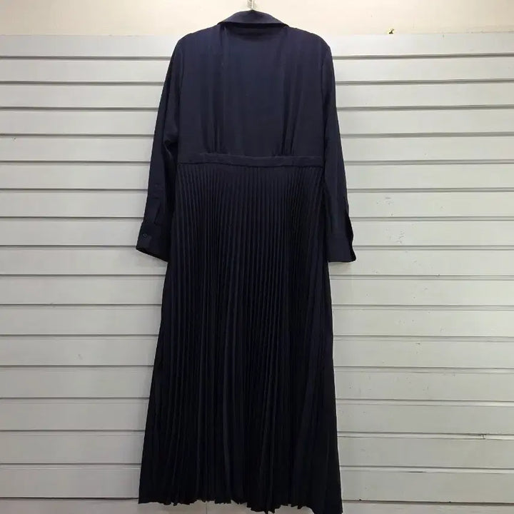 [BUNJANG] Treasure Hunt Angel Navy Pleated Long Dress / 진네이비 주름포인트 롱원피스/보물찾기천사