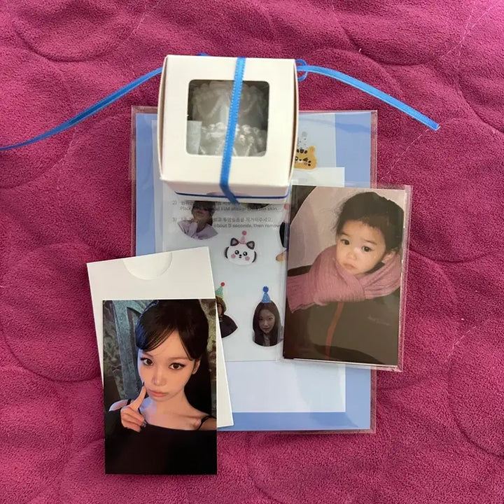 [BUNJANG] LE SSERAFIM Kim Chaewon Celebration 2nd Week Studio Photocard + Baby Photocard Set + Keyring / 르세라핌 김채원 셀레브레이션 2주차 공방포카+아기포카 세트+키링