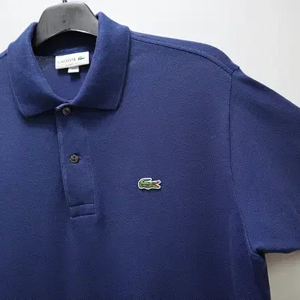 [BUNJANG] Lacoste Short Sleeve Polo Shirt Blue Size 105 / 라코스테 반팔 카라티