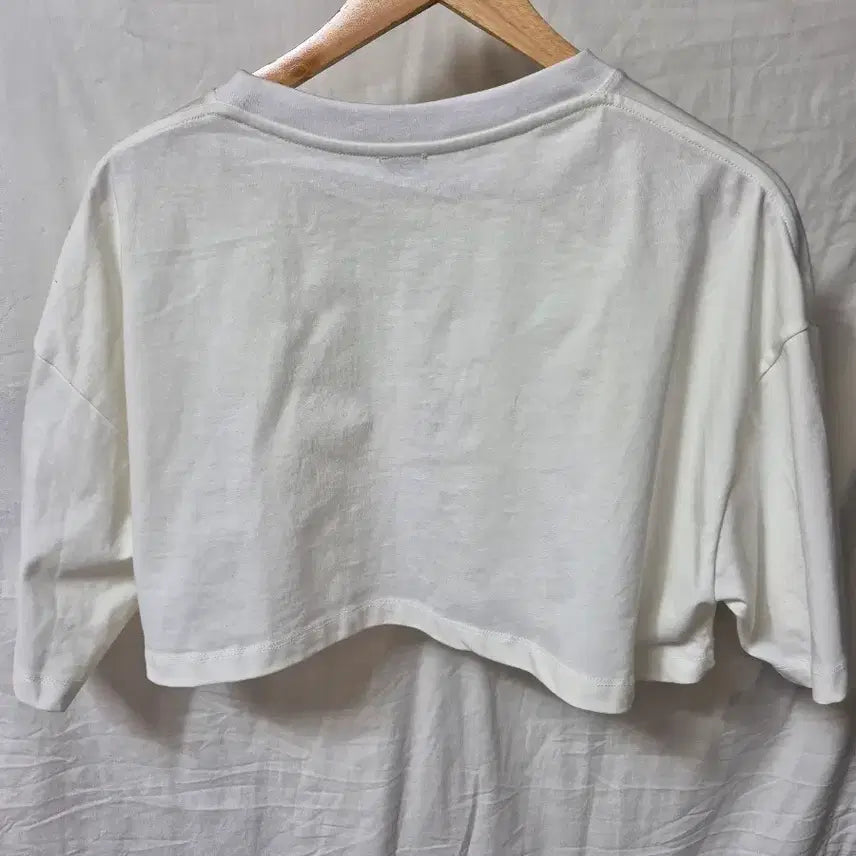 [BUNJANG] Loewe Cropped Short Sleeve T-Shirt White / 로에베 크롭 반팔 티셔츠 화이트