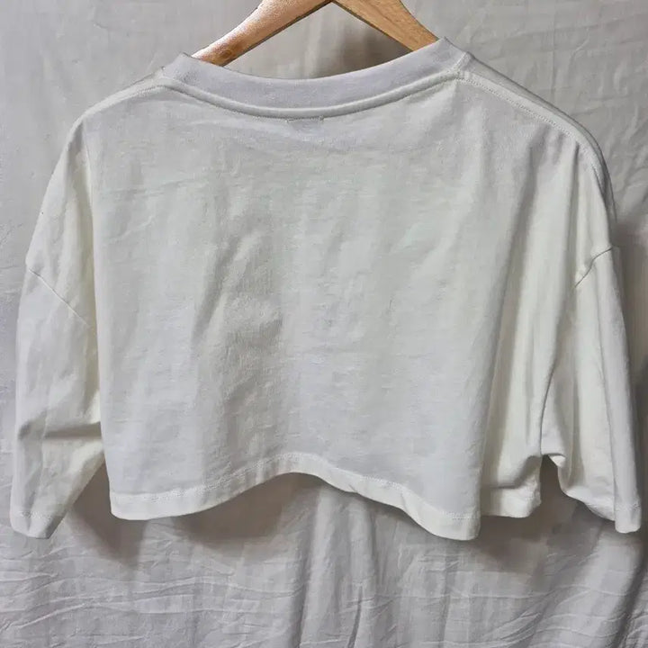 [BUNJANG] Loewe Cropped Short Sleeve T-Shirt White / 로에베 크롭 반팔 티셔츠 화이트