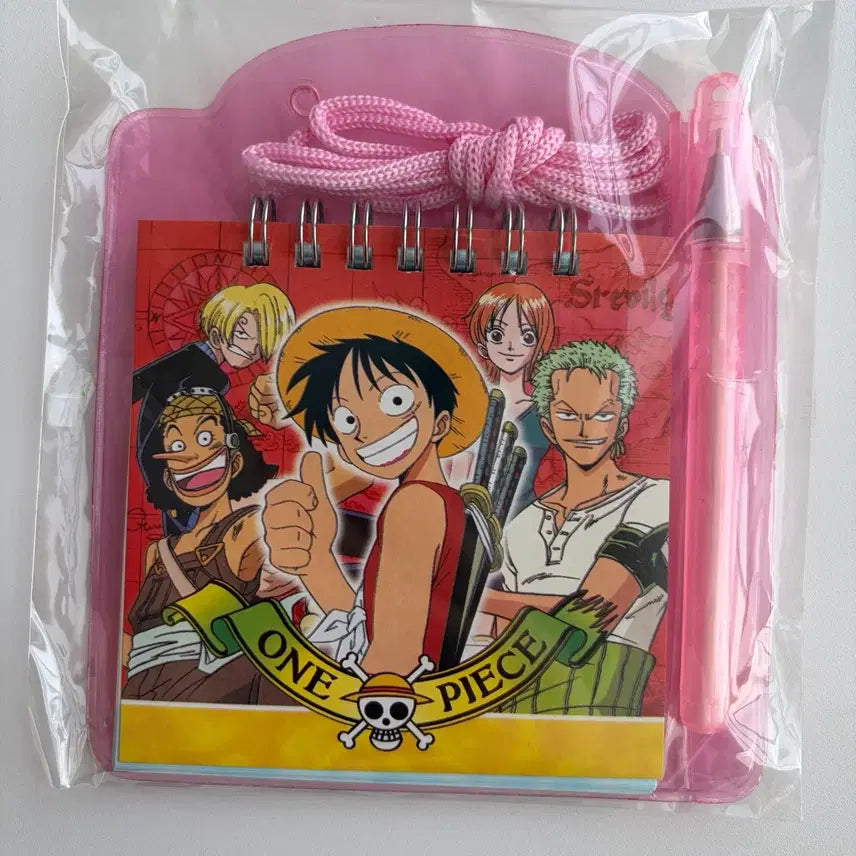 [BUNJANG] One Piece Necklace Notebook / 고전문구 원피스 목걸이 수첩