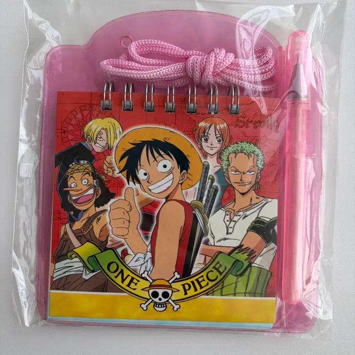 [BUNJANG] One Piece Necklace Notebook / 고전문구 원피스 목걸이 수첩