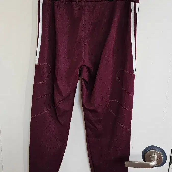 [BUNJANG] Adidas Flame Burgundy Training Pants / 아디다스 플레임 버건디 트레이닝바지 (506