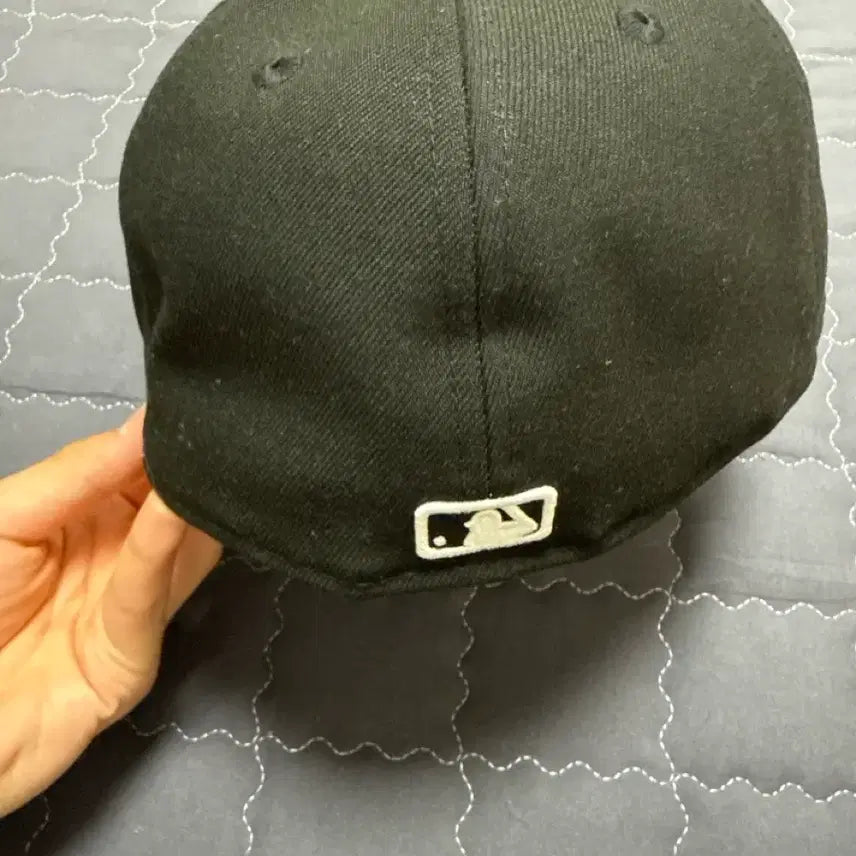 [BUNJANG] New Era 59FIFTY New York Yankees Baseball Cap (Size 7 1/2, Black) / 뉴에라 59FIFTY 뉴욕 양키즈 7 1/2 블랙