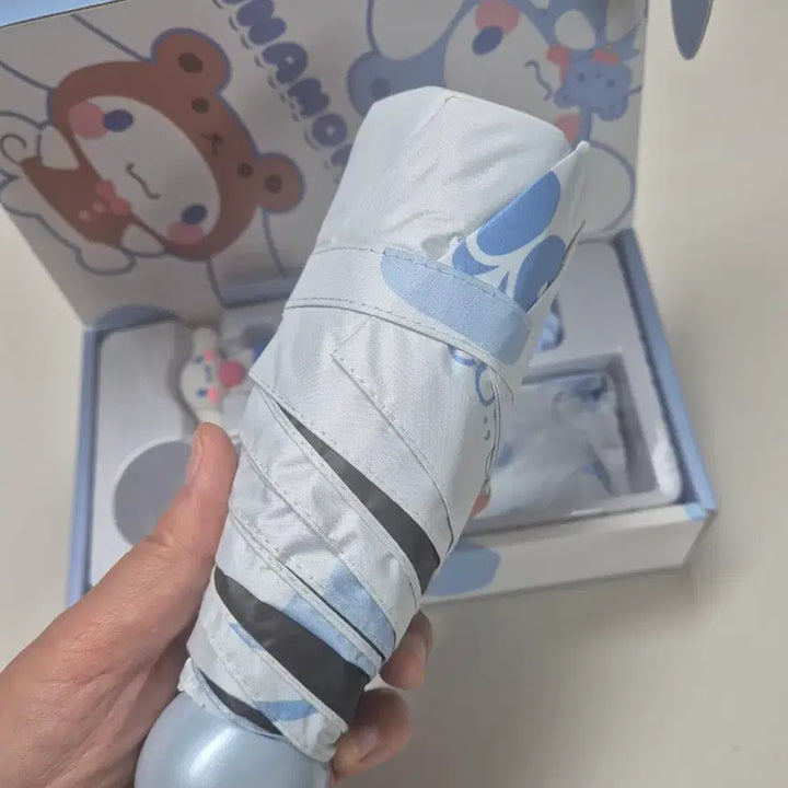 [BUNJANG] Cinnamoroll Mini Umbrella Sunshade UV Protection / 시나모롤 우산 캐릭터 미니 우산 양산 암막 자외선차단