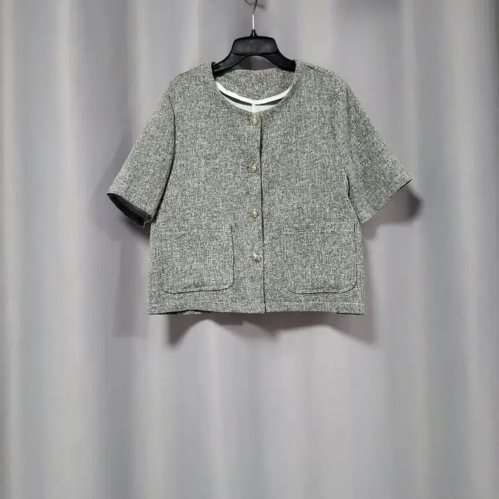 [BUNJANG] Gray Tweed Jacket / 그레이 트위드 자켓