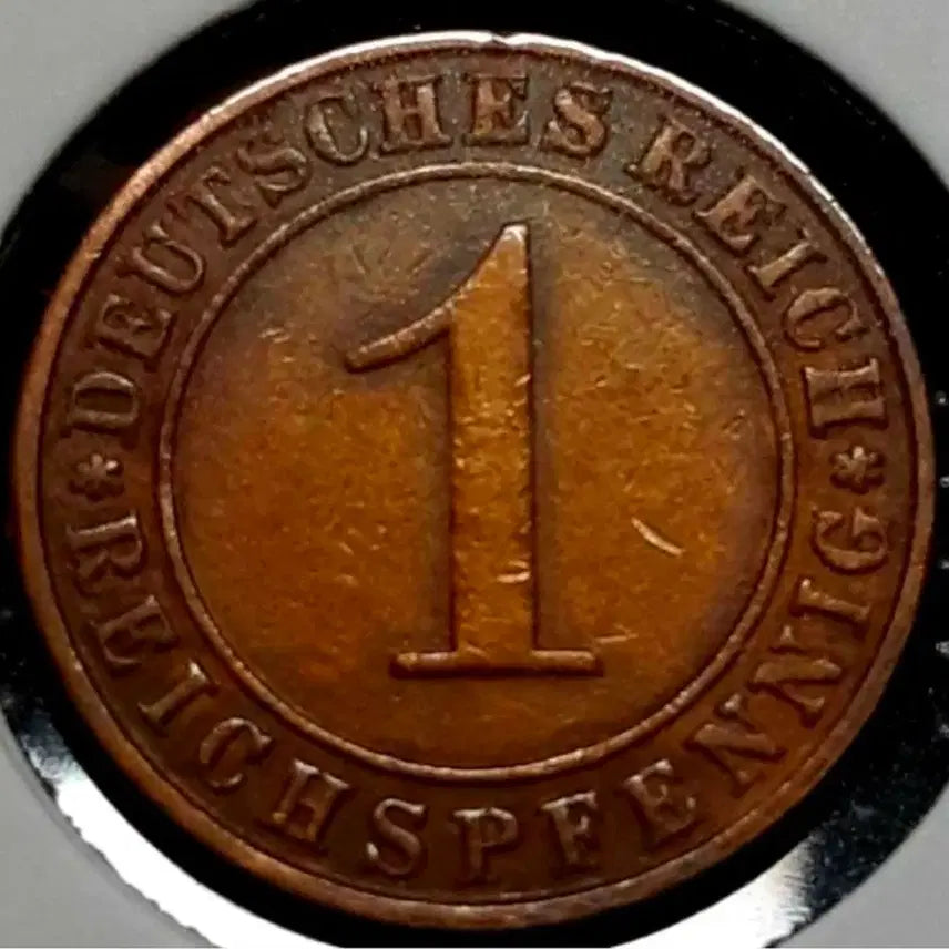 [BUNJANG] German Weimar Republic 1 Reichspfennig Coin (1924) / 독일 바이마르공화국 1924년 1라이히스페니히.외국주화.주화 화폐