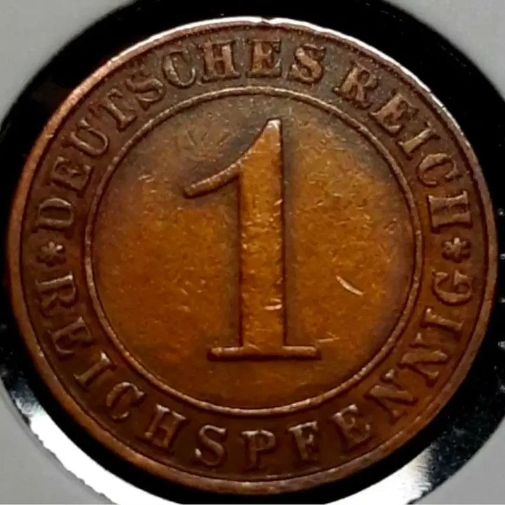 [BUNJANG] German Weimar Republic 1 Reichspfennig Coin (1924) / 독일 바이마르공화국 1924년 1라이히스페니히.외국주화.주화 화폐