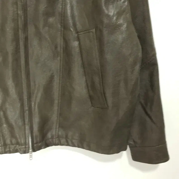 [BUNJANG] THEY High Neck Paneled Leather Jacket / THEY 하이넥 절개 레더 자켓 F_M2628