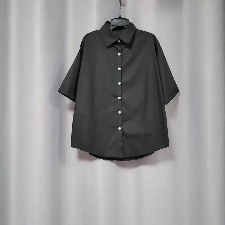 [BUNJANG] Loose Fit Black Shirt / 루즈핏 블랙 셔츠