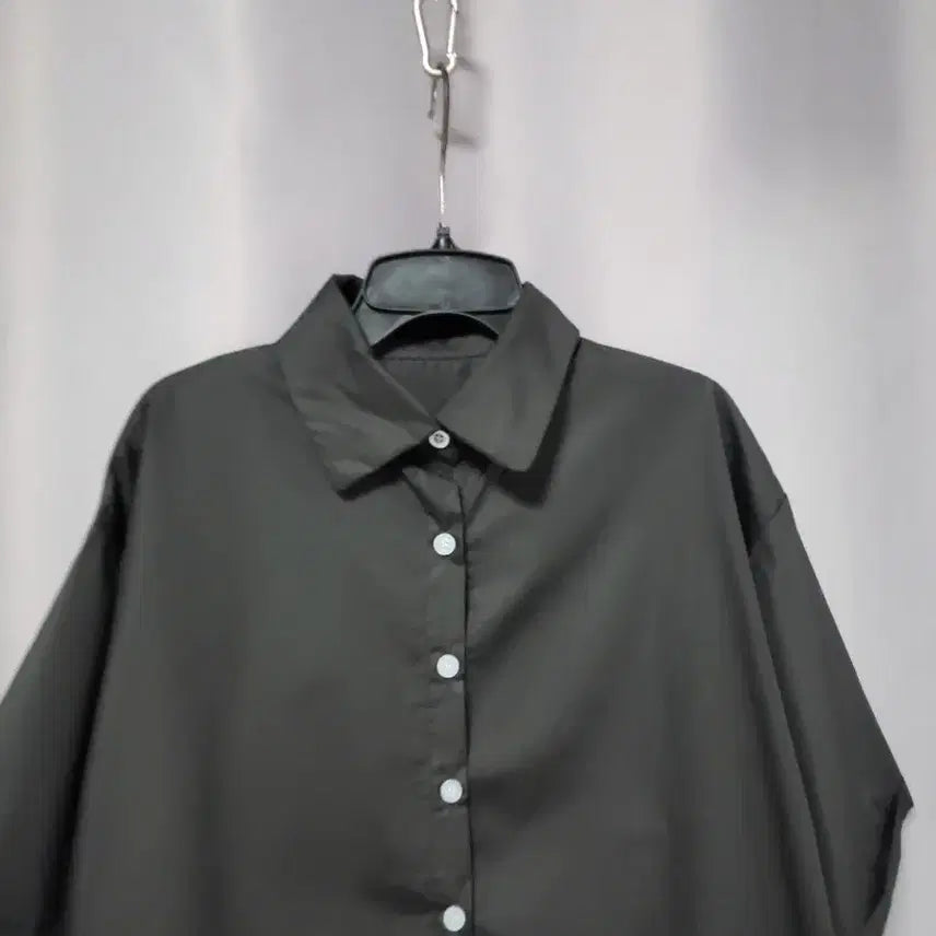 [BUNJANG] Loose Fit Black Shirt / 루즈핏 블랙 셔츠