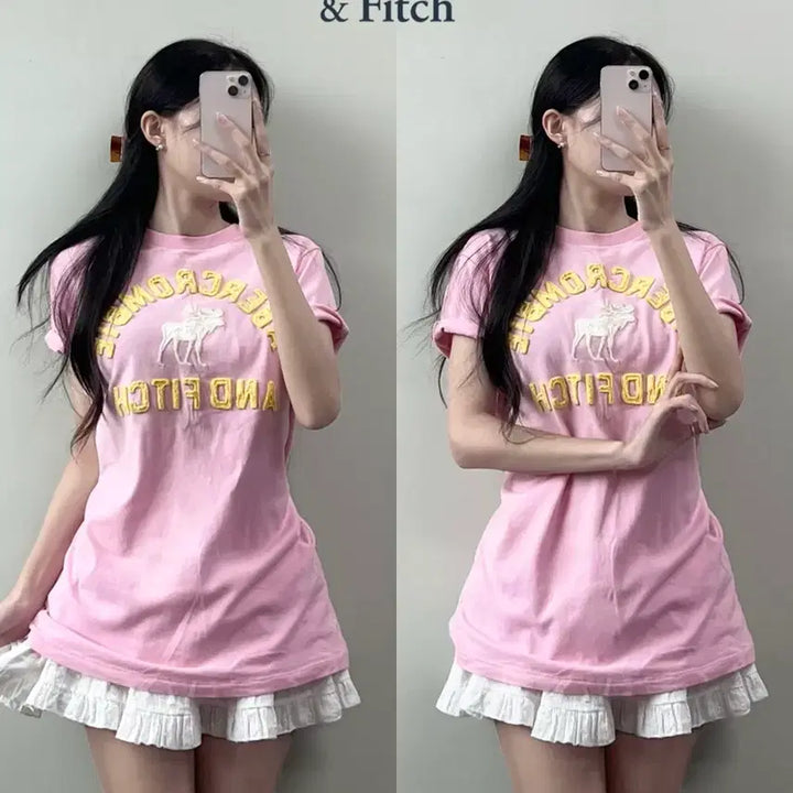 [BUNJANG] Abercrombie &amp; Fitch Short Sleeve T-Shirt / 아베크롬비 반팔티