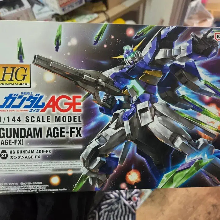 [BUNJANG] Bandai HG Gundam AGE-FX 1/144 Scale Model Kit (Sealed) / 반다이 HG 건담 AGE-FX 1/144 스케일 미개봉