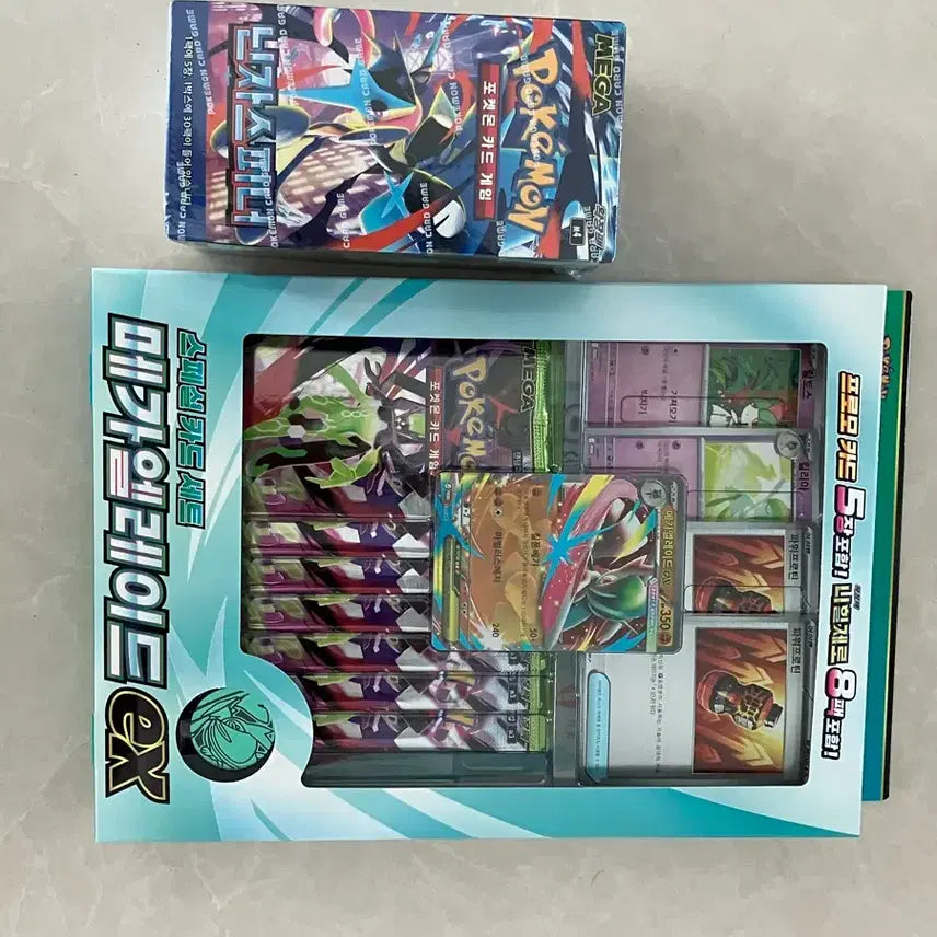 [BUNJANG] Ninja Spinner 1 Box Bundle Set + Mega Alakazam EX Special Set / (일괄) 닌자 스피너 1박스 +메가엘레이드 EX 세트