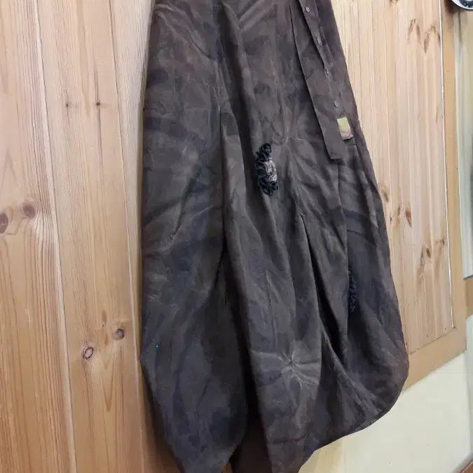 [BUNJANG] Natural Dyed Wildflower Rayon Skirt / *천연염색 들꽃 아방가드르한 인견 치마 ( 새 상품 )*