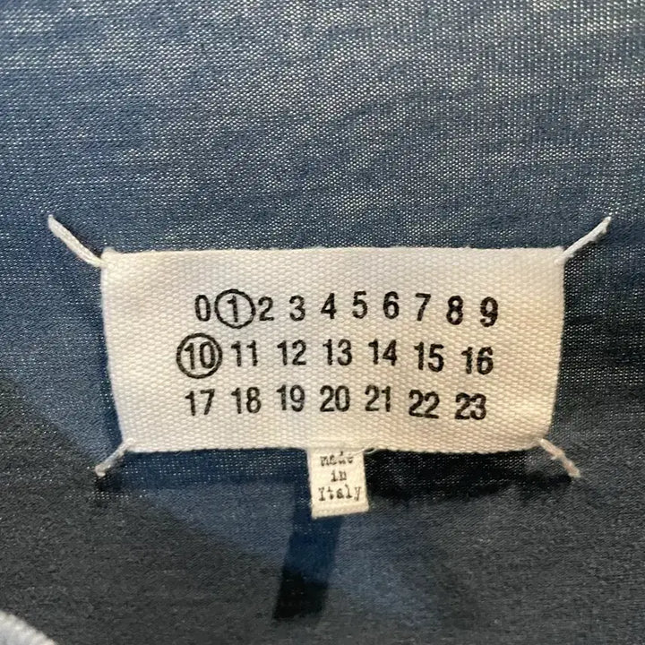 [BUNJANG] Maison Margiela Logo Heavy Jersey T-Shirt Blue / 마르지엘라 로고 헤비 저지 티셔츠 블루