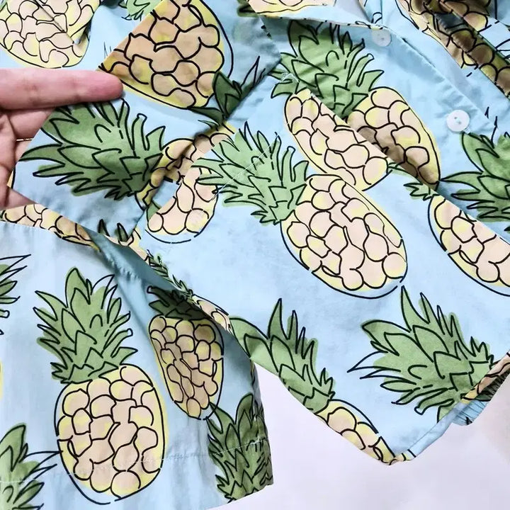 [BUNJANG] Zara Hawaiian Crop Shirt / 자라 하와이안 크롭 셔츠