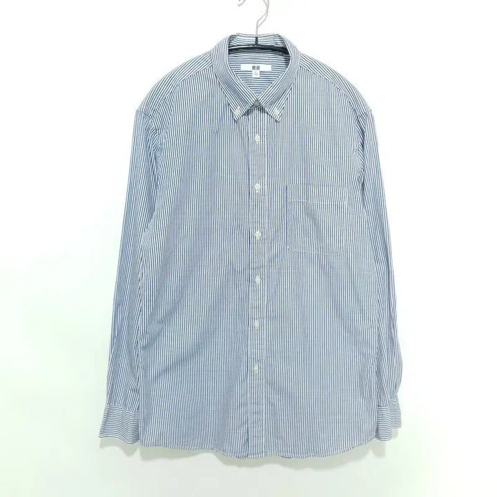 [BUNJANG] Uniqlo Striped Shirt L / 유니클로 스트라이프 셔츠 L_M2631