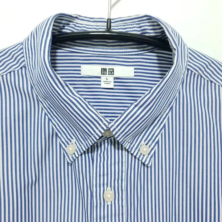 [BUNJANG] Uniqlo Striped Shirt L / 유니클로 스트라이프 셔츠 L_M2631