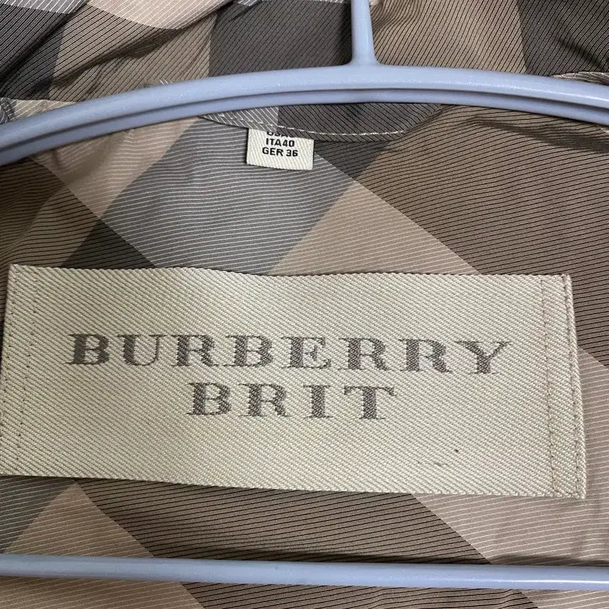 [BUNJANG] Burberry Check Trench Jacket Size 55 / 버버리 체크 트렌치 자켯55