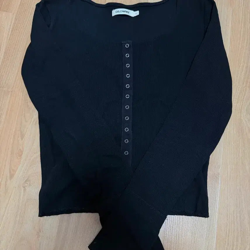 [BUNJANG] Glowny Nu Nostalgia Long Sleeve (Black/M) / 글로니 누노스텔지아 롱 슬리브 (BLACK/M)