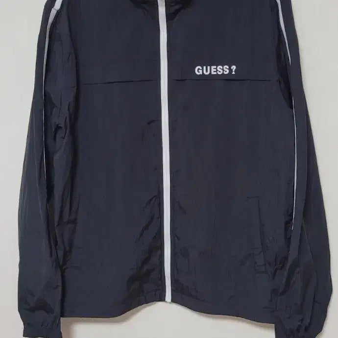 [BUNJANG] Guess Windbreaker Jacket XL Black Nylon / [새상품]게스 바람막이 XL 블랙