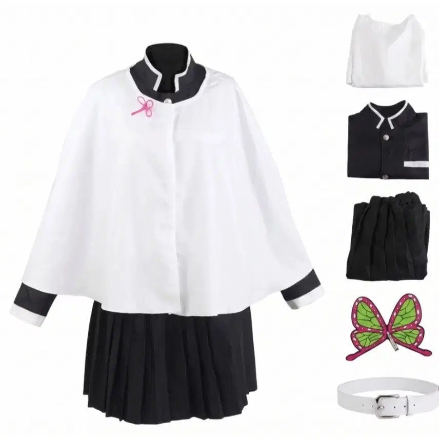 [BUNJANG] Demon Slayer Kanao Tsuyuri Cosplay Costume Full Set / 귀멸의 칼날 카나오 코스프레 의상 풀세트
