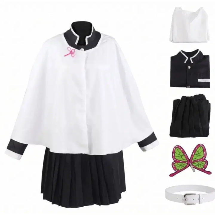 [BUNJANG] Demon Slayer Kanao Tsuyuri Cosplay Costume Full Set / 귀멸의 칼날 카나오 코스프레 의상 풀세트