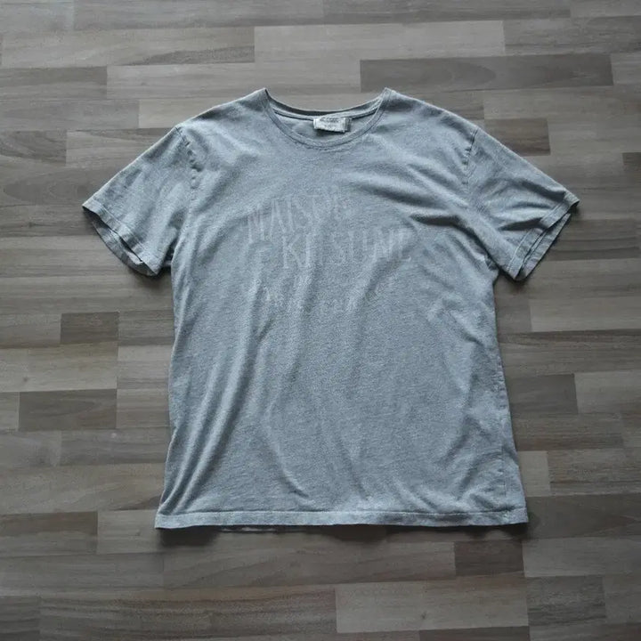 [BUNJANG] Maison Kitsuné Cotton T-Shirt Gray Size 100 / 메종키츠네 티셔츠/100사이즈/새제품수준