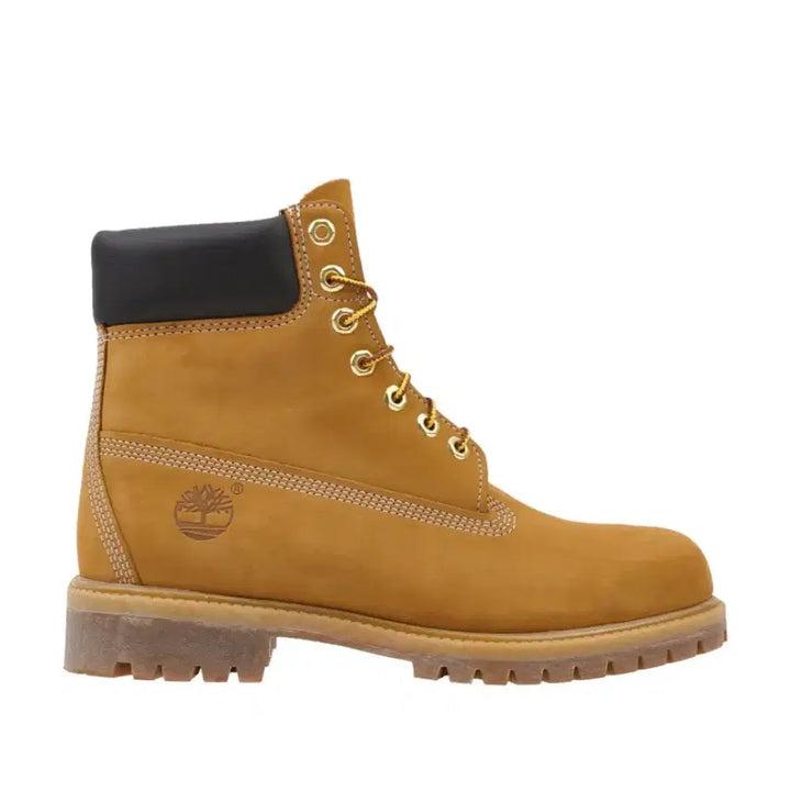 [BUNJANG] Timberland Premium 6-Inch Waterproof Boots Wheat Nubuck Wide / 팀버랜드 프리미엄 6인치 워터프루프 부츠 위트 누벅 - 와이드
