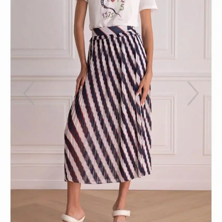 [BUNJANG] Golden Goose Pleated Long Skirt - Women&