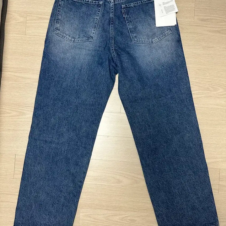 [BUNJANG] Pottery One Washed Wide Denim Mid Blue Size 2 / 포터리 원워시드 와이드 데님 미드블루 사이즈2