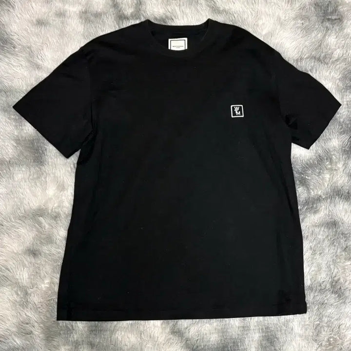 [BUNJANG] Wooyoungmi Back Logo T-Shirt Black / [52size]우영미 백로고 반팔 블랙